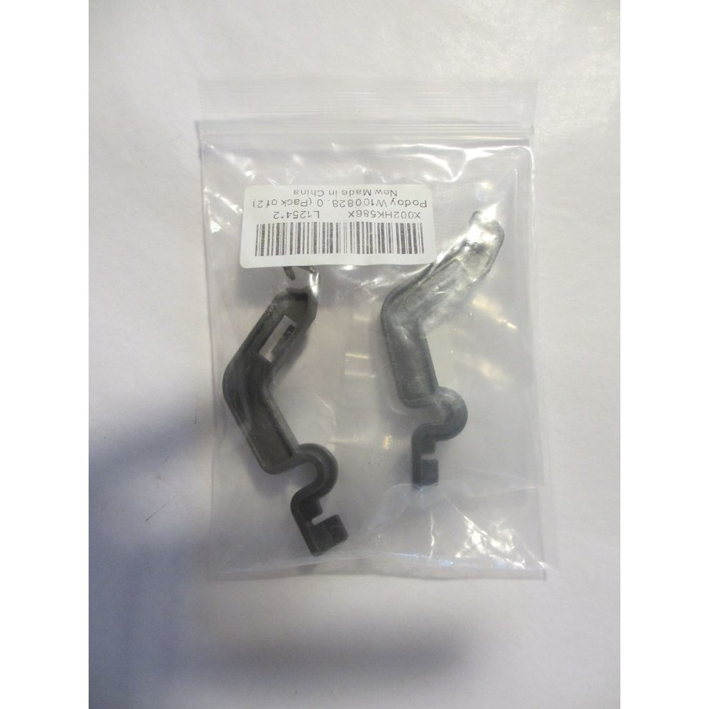 SET OF 2 DISHWASHER RACK TINE PIVOT CLIP FOR KENMORE OR WHIRLPOOL DISHWASHER W10